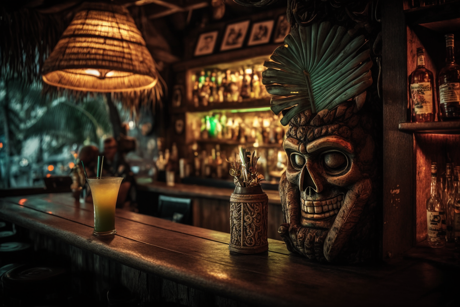 Tiki bar getaway